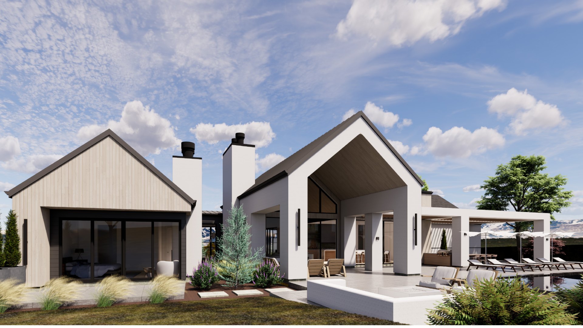 Avra, back of home, rendering