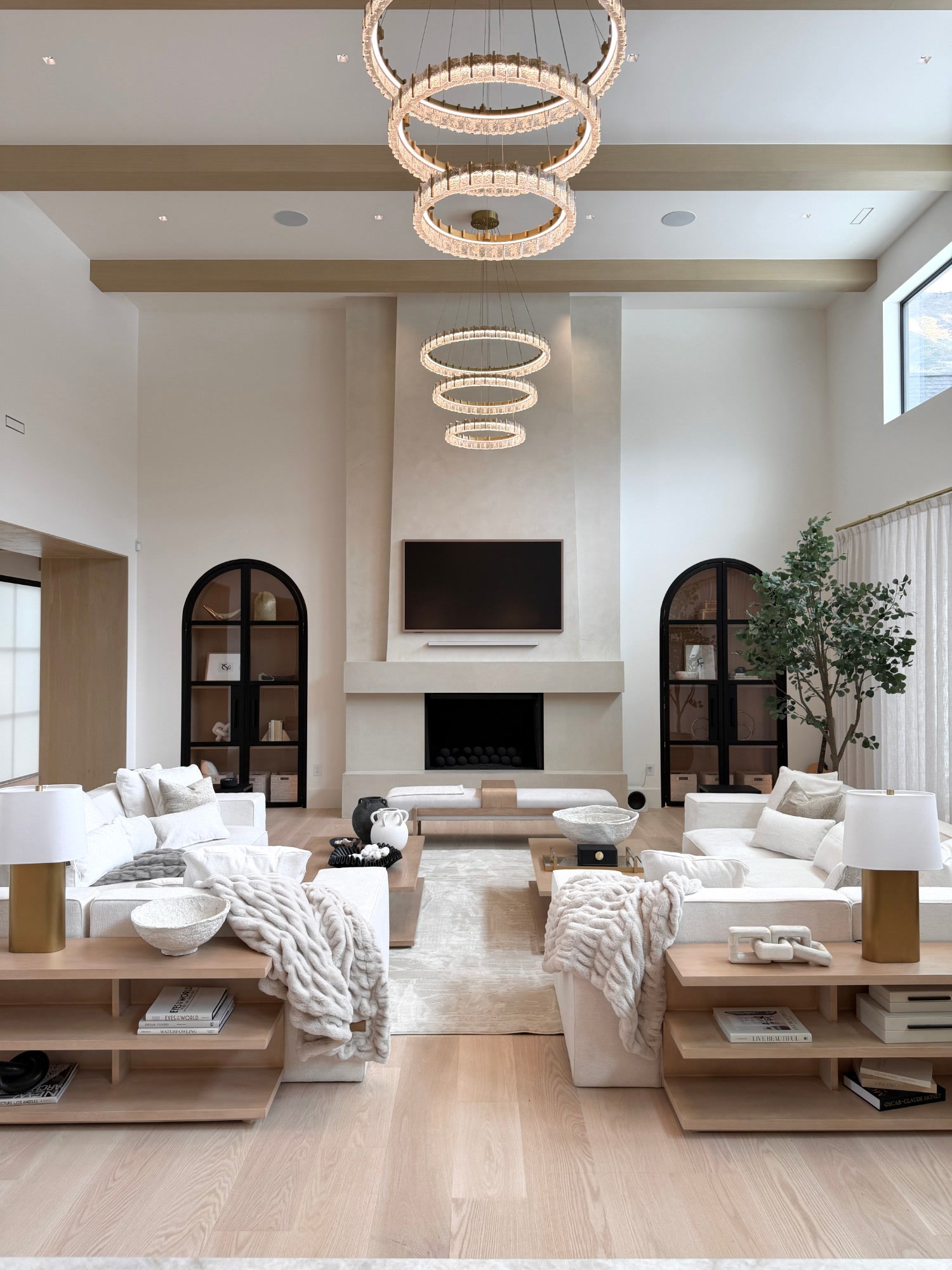 The finished great room