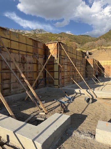 House 29 during construction