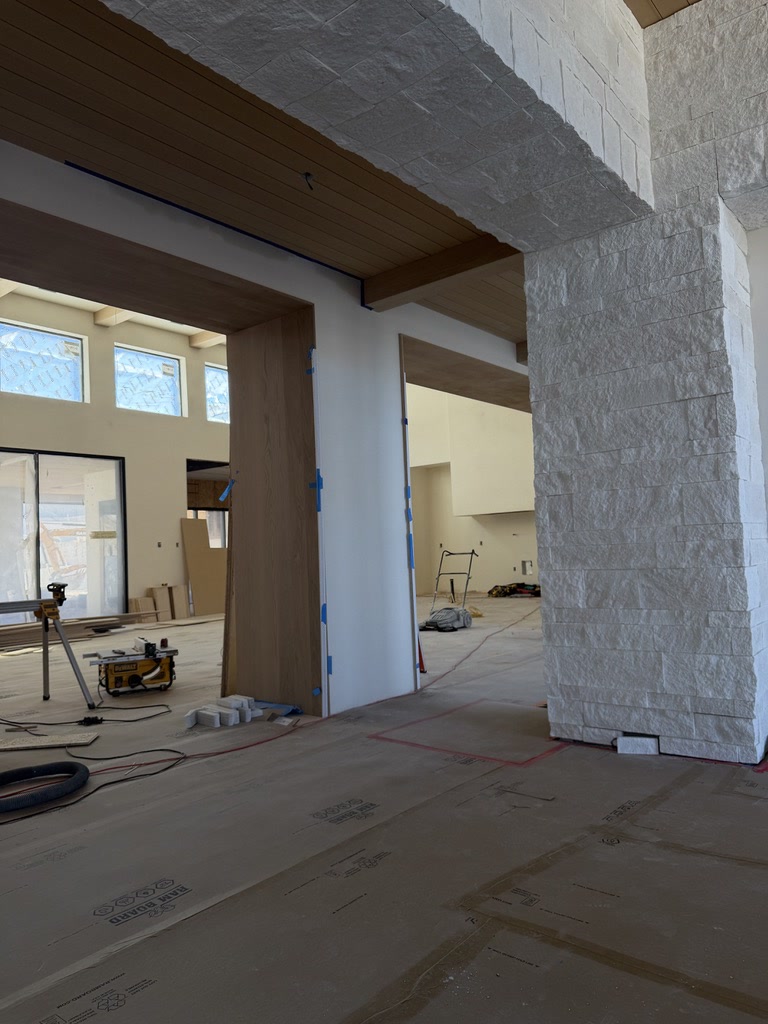 House 29 during construction