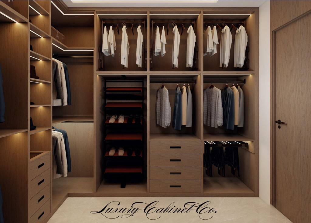 His shoe racks