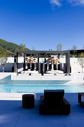 Pergola by the pool