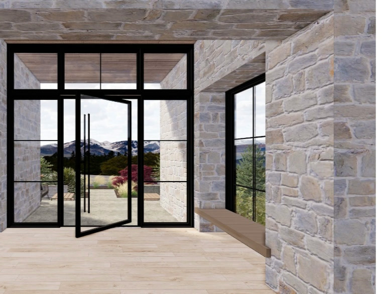 Rendering of the entry