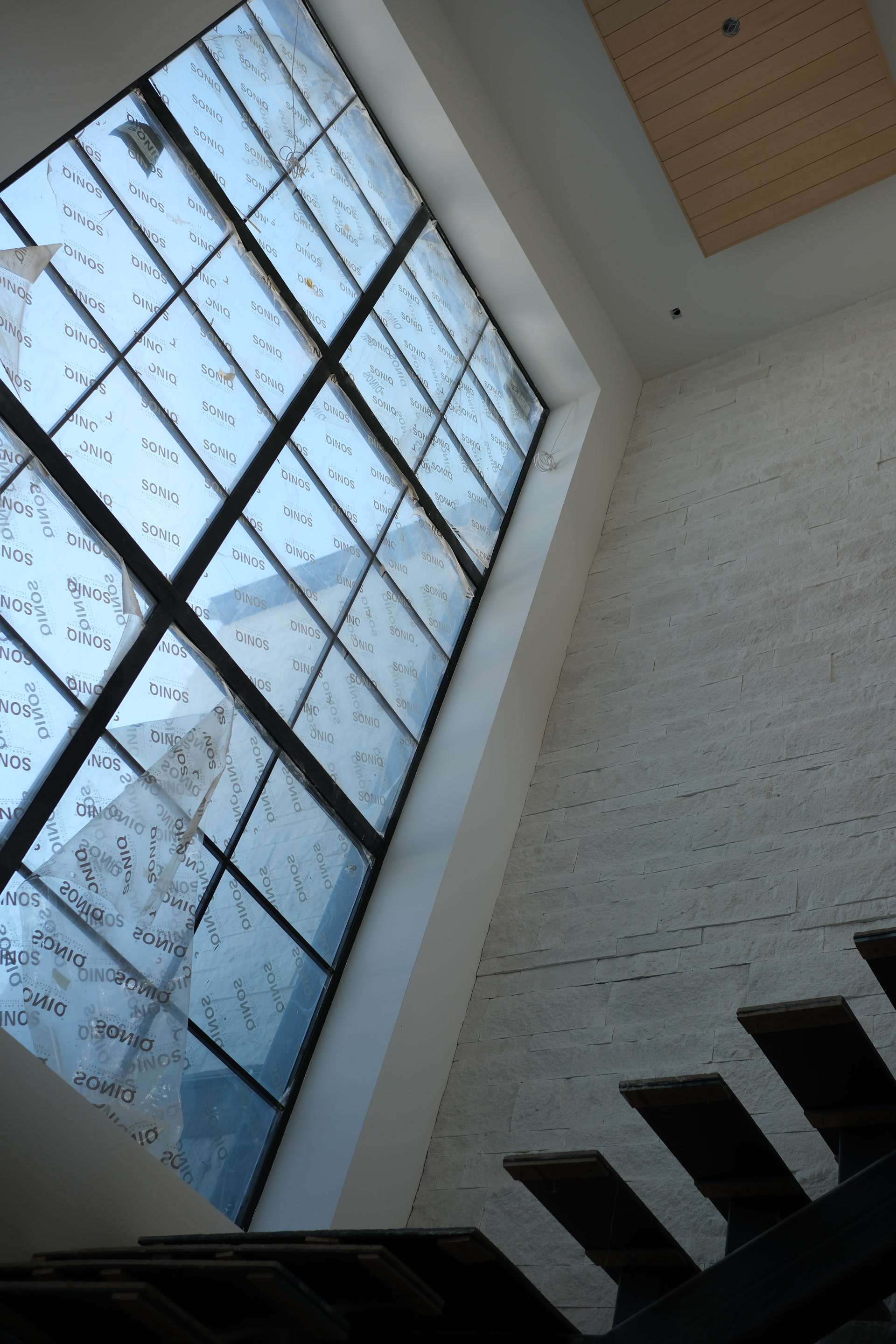 Stairwell window at a current project