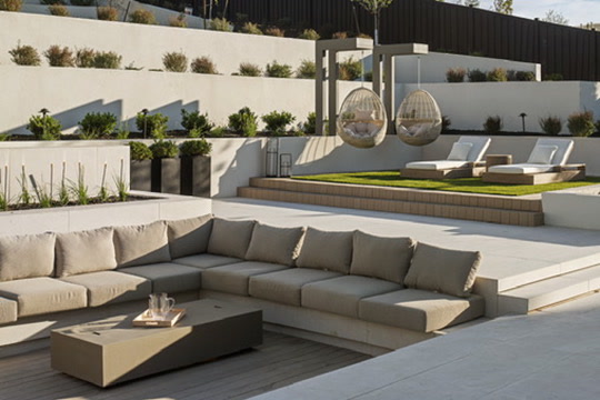 Sunken lounge